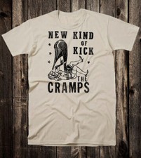Retro Tee T Shirt 100 Cotton 80's Punk Style The Cramps New Kind Of Kick