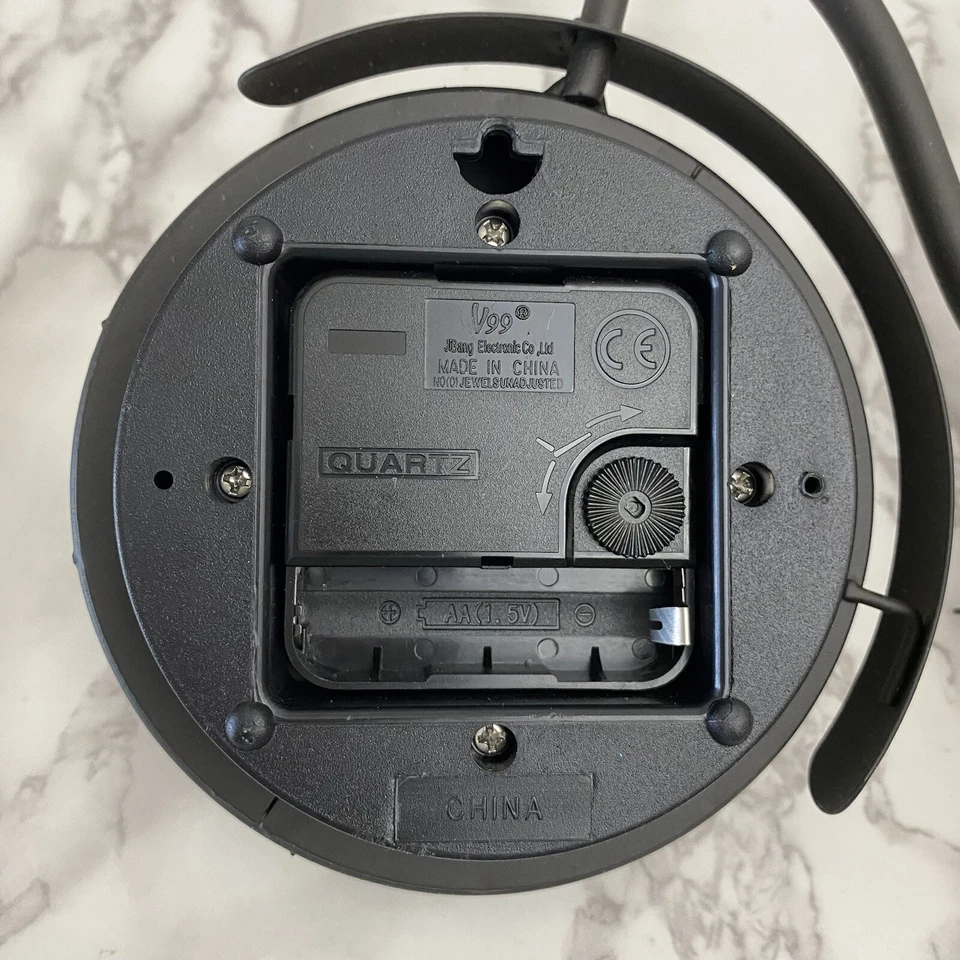 Farmhouse Brown Metal Bicycle Clock CottageCore Americana Home Decor Kitschy - Image 4 of 4