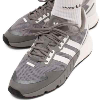 Adidas Originals ZX 1K Boost Sneakers Gray NEW Size 7 Mens  display picture 3