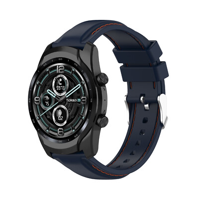 Für Ticwatch Pro3 22MM Silikon Uhrenarmband Wasserdichtes Band Armband Gürtel