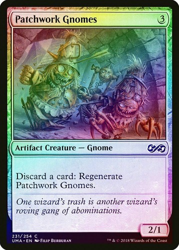 Patchwork Gnomes FOIL Ultimate Masters Near Mint MTG Magic DNA GAMES