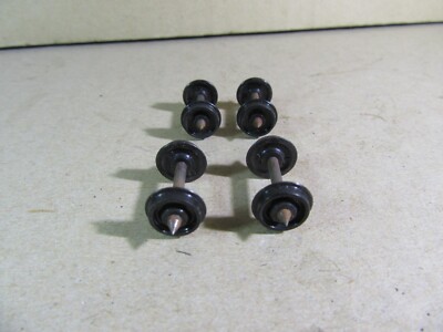 428x Vintage Kadee USA HO 4 Achsen & 8 Räder Metall Abstand 15mm 1:87