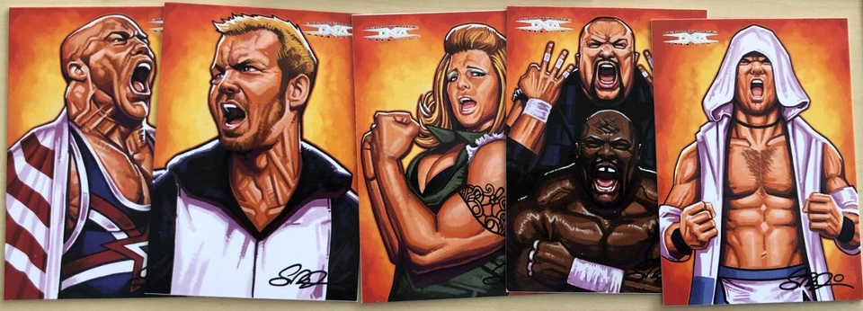 2008 TRISTAR TNA Cross The Line Wrestling Cards - You Pick - Free Ship - Image 4 of 4