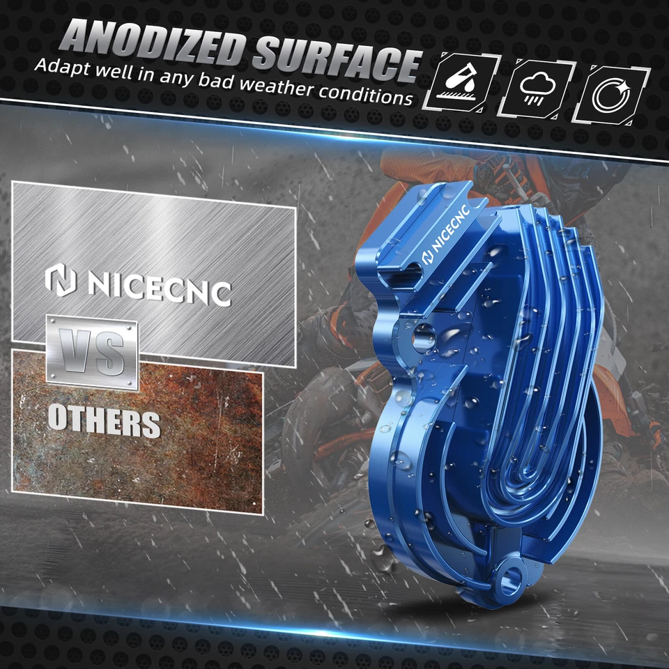 Protector de cubierta de bomba de agua Billet para Husqvarna FX450 FC450 FE450 FE501 2017-2024 Foto 4 de 4