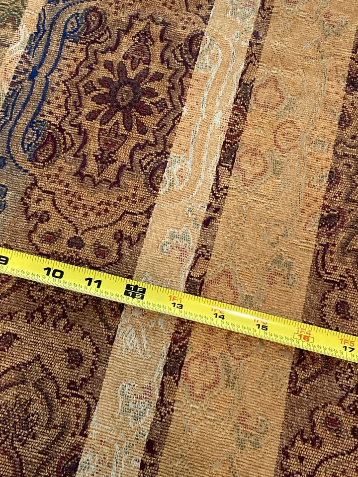 Vintage Heavy Damask Sewing Fabric 2+ yds 50" Pillows Upholstery Drapes - Image 4 of 4