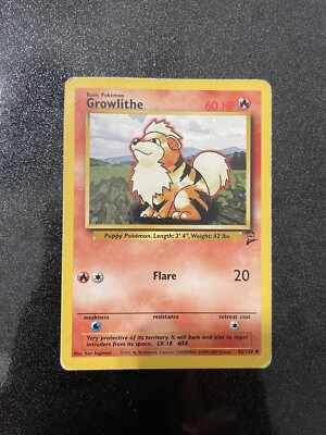 1995 growlithe pokemon card value Arcanine 059/165 - - 151 Trading card games Pokemon Card GROWLITHE 42/130 Pokemon
