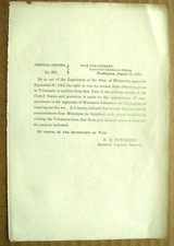 CIVIL WAR  ELECTION ABSENTEE BALLOTS ORDER SOLDIERS  VOTE