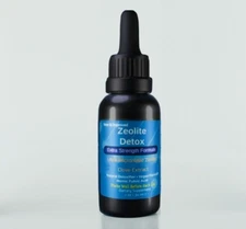 Extra Strength Liquified Zeolite, Glass Bottle, Natural Authentic Detox