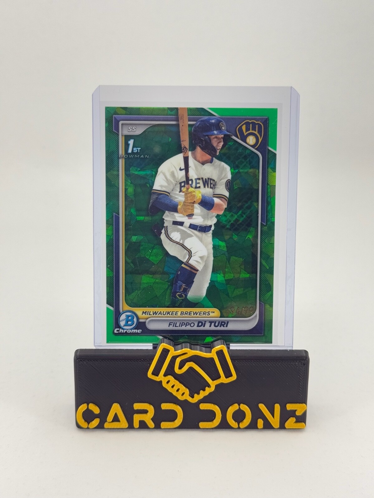 2024 Bowman Chrome Sapphire 1st Filippo Di Turi Green Sapphire /99 #BCP-101