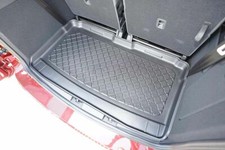 Gummierte Premium Kofferraumwanne für VW Caddy Maxi Kombi (7-Sitzer) ab 2020-