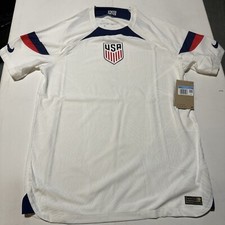 Nike Vapor Match USA USMNT Home Soccer Jersey White DN0638-101 Authentic Medium