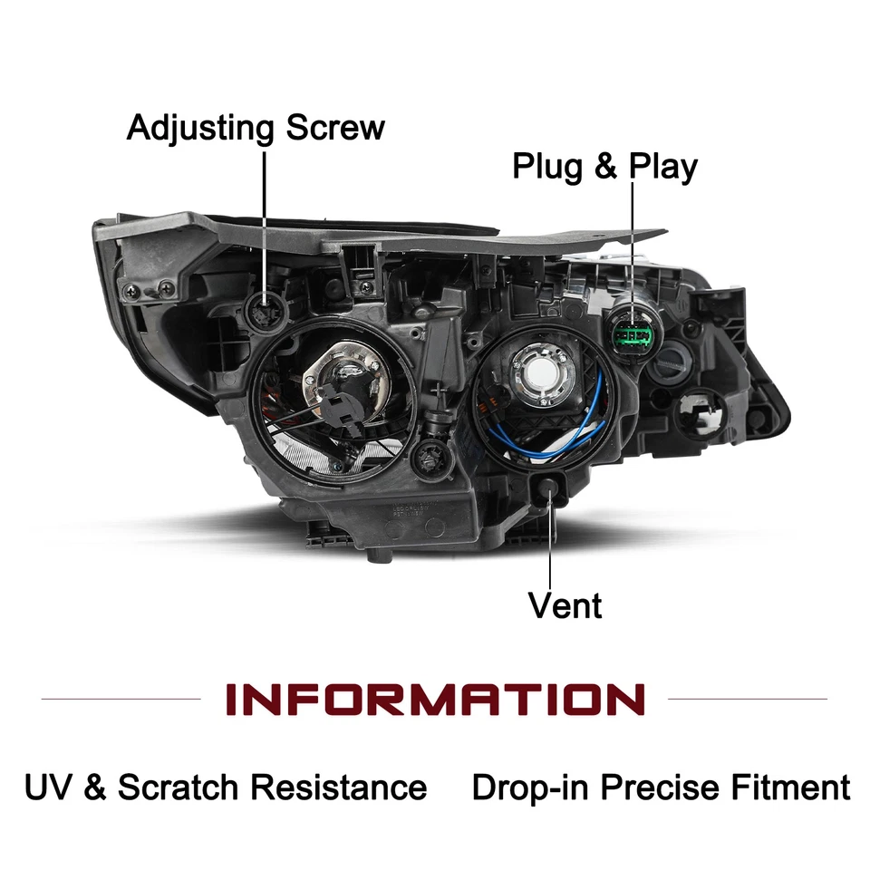 Proyector halógeno para Kia Optima 2016-2018 sin faros LED DRL para pasajero Foto 3 de 4