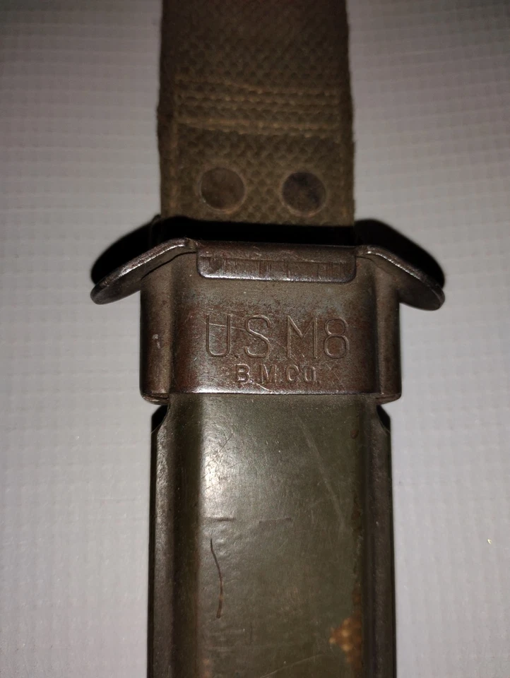 Cuchillo de lucha m3 con vaina m8 Foto 3 de 4