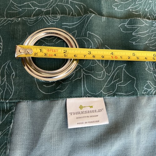 threshold curtain panels 52 X 85. 4 Panels Total Enough For 2 Windows