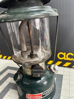 VINTAGE 12/87 Coleman Adjustable One Mantle 286A-700 Gas Lantern