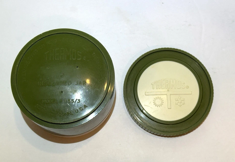 Tarro de comida fría caliente aislado termo Aladdin sopa hora del almuerzo tarro verde de 6 OZ Foto 3 de 4