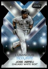 2015 Stadium Club #T-10B Jose Abreu Triumvirates Luminescent Chicago White Sox