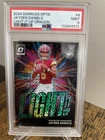 2024 DONRUSS OPTIC #8 JAYDEN DANIELS LIGHT IT UP DRAGON RC #/24 PSA 9 🐲🐉