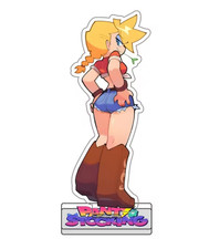 Panty  Stocking Acrylic Stand Anarchy Angel Demon Cowgirl 6" tall with base