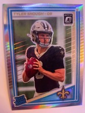 2025 Donruss Optic Rated Rookie Tyler Shough #223 Silver Holo Prizm (RC)