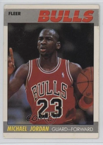 1987-88 Fleer Michael Jordan #59 HOF 7ut