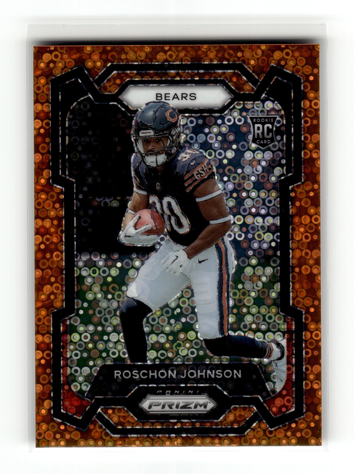 Roschon Johnson 2023 Panini Prizm #314 Chicago Bears Disco RC