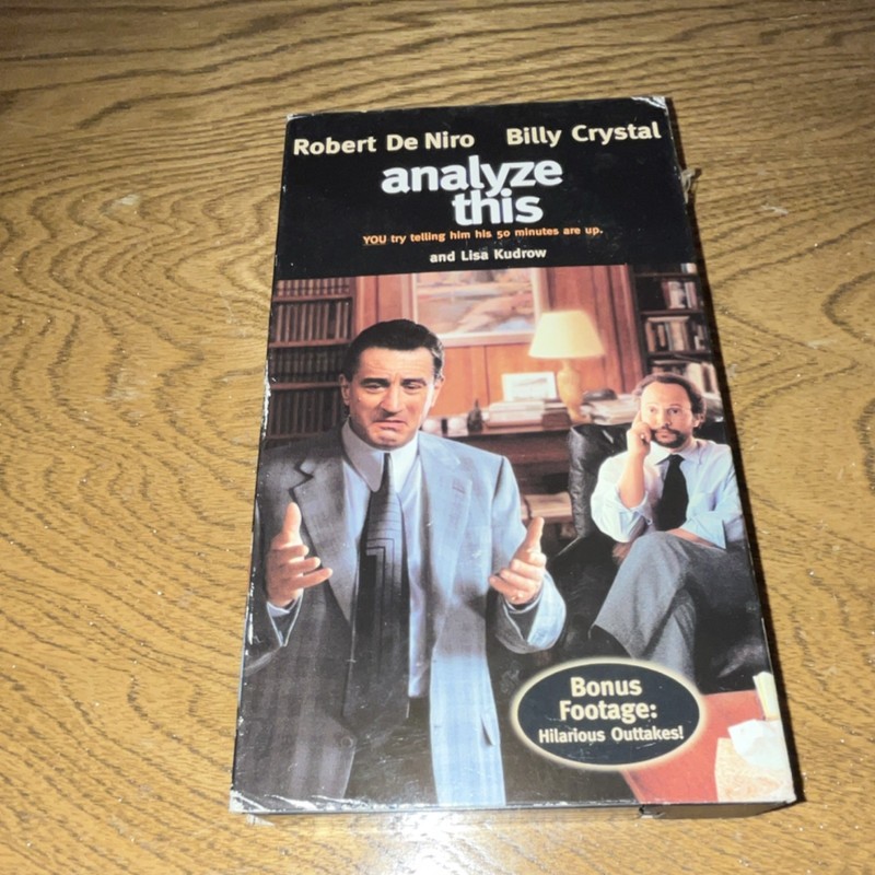 Warner Bros. Analyze This VHS NTSC Comedy Harold Ramis De Niro Crystal