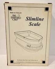 Pampered Chef Slimline Scale New In Box Vintage 1994 Kitchen Food Weight