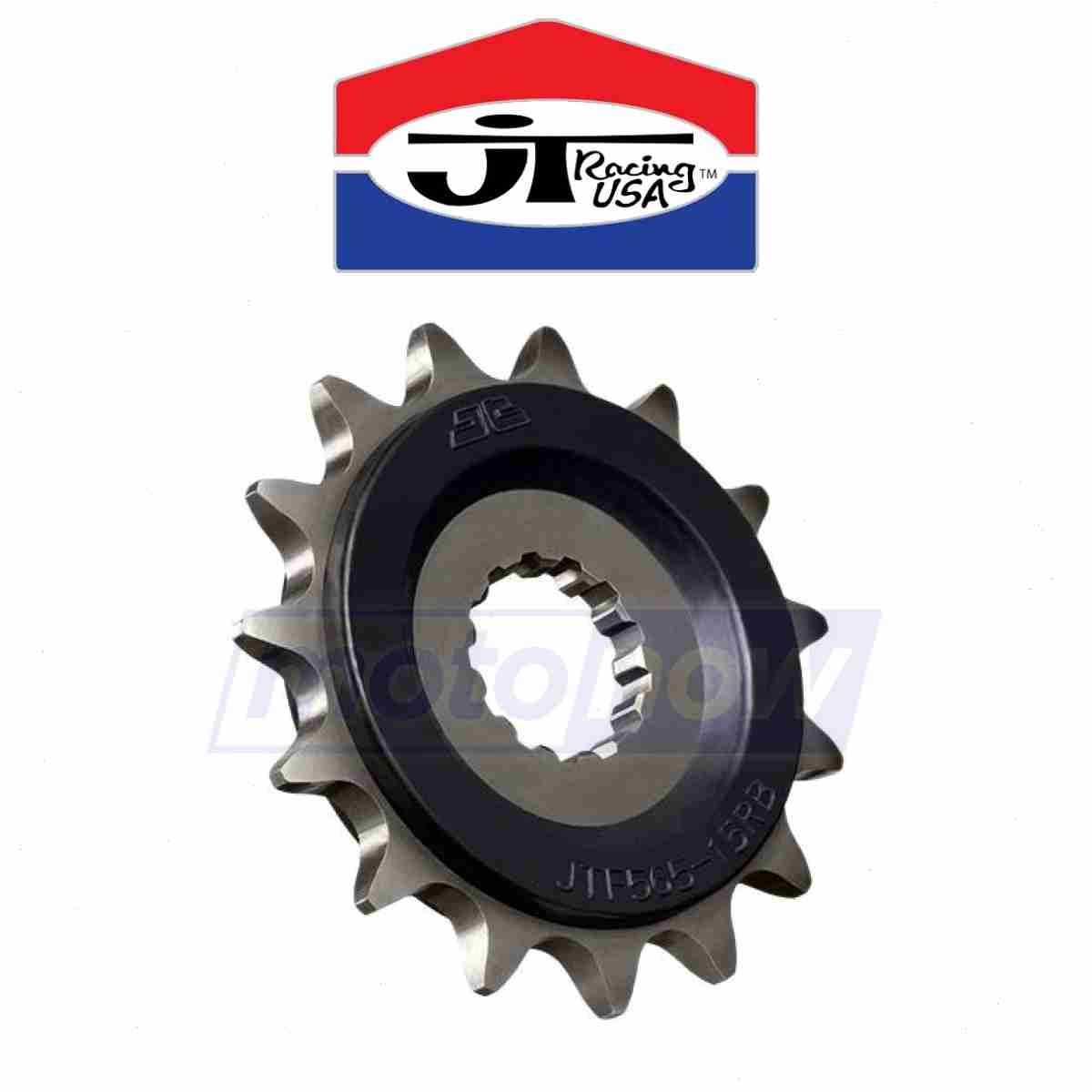 JT Sprockets 530 Conversion Rubber Cushioned Steel Front Sprocket for eh