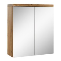 Badplaats Spiegelschrank Toledo 60 X 60 Cm Eiche - Badezimmerschrank Mit Spiegel