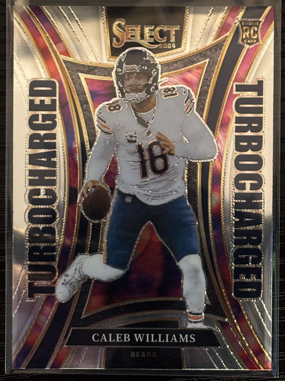 Caleb Williams RC #11 Turbocharged - 2024 Select Football