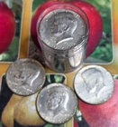 1966 Kennedy Half Dollar Roll,  20 Coins 40% Silver...2.958 oz of silver total