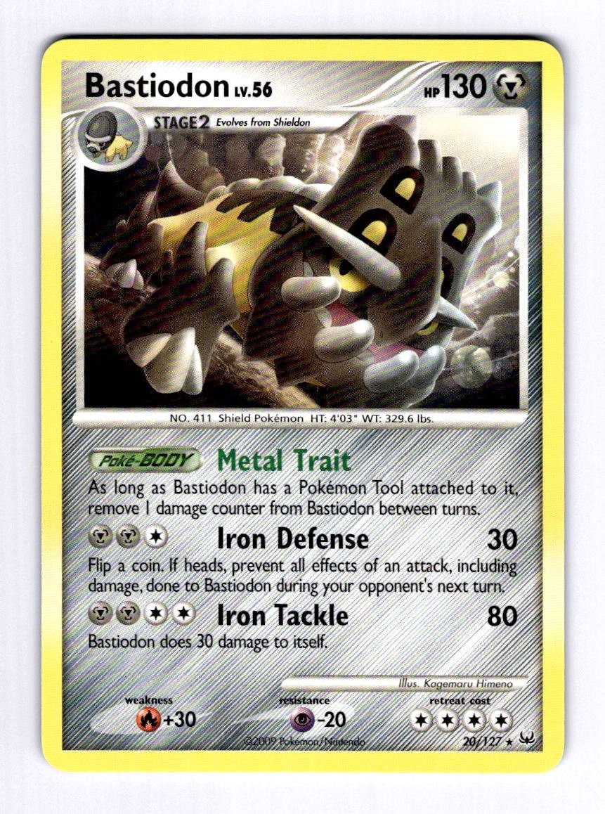 Bastiodon Platinum #20 (2009) Rare NM Pokemon