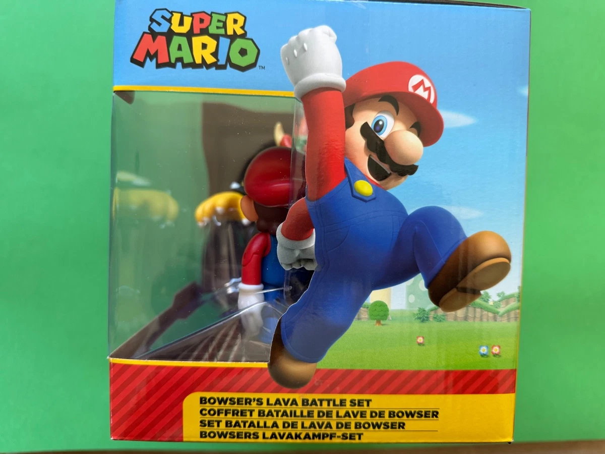 Super Mario – Bowser’s Lava Battle Set – Mario e Bowser – Jakks Pacific