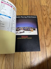Vtg 1987 NES Official Nintendo Player's Guide w/ Sticker Sheet Stadium Events