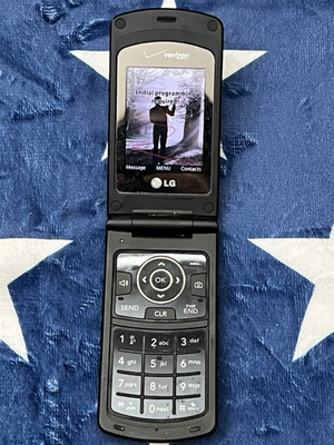 #ad LG Chocolate 3 Flip Phone Black Verizon CDMA Tested Working *Read Description $25.00