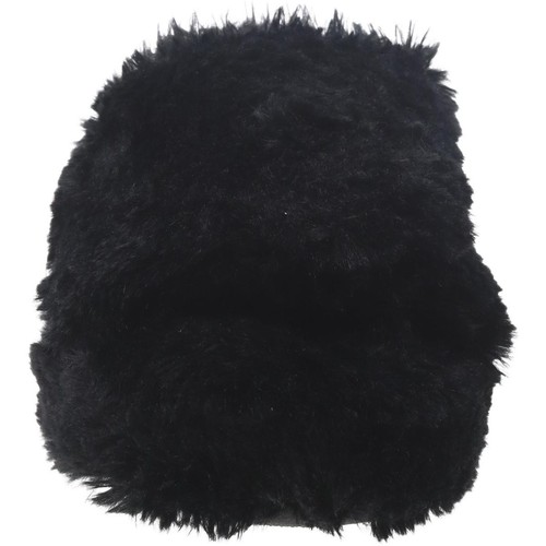 BP. Womens Black Faux Fur Slide Slippers Shoes XL/11-12 B (M) US BHFO 6636 - Picture 2 of 3