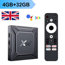 X96 M200 Android 14.0 TV BOX Amlogic S905X5M 2.4G&5G Dual Wifi 1G LAN AV1 BT, UK