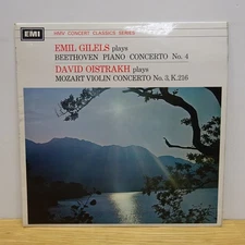 SXLP 30086 BEETHOVEN Piano Concerto no 4 EMIL GILELS  HMV STEREO LP EX+