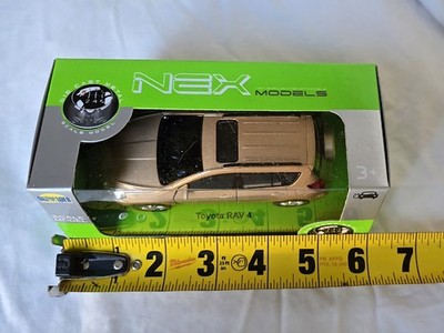 TOYOTA RAV 4 gold 1:34 Welly die-cast model car new, free shipping