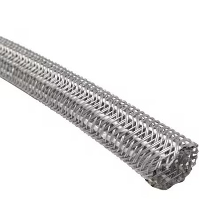 ELECTRIDUCT BS-J-SCW-125-25-GY Braided Cable Wrap, 1-1/4 in Inside Dia., 1.29
