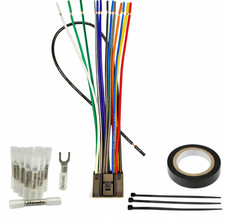 NEW WIRE HARNESS FOR JVC KD-X250BT KDX250BT Car Receiver Kit With Connectors