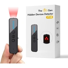 Upgraded Hidden Camera Detector - AI-Powered Anti-Spy Device, GPS Tracker & B...