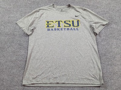 ETSU Buccaneers Shirt Mens XL Gray NCAA Short Sleeve Performance Nike
