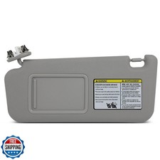 Gray Left Driver Side Car Sun Visor With Sunroof for 2006-2012 For Toyota For