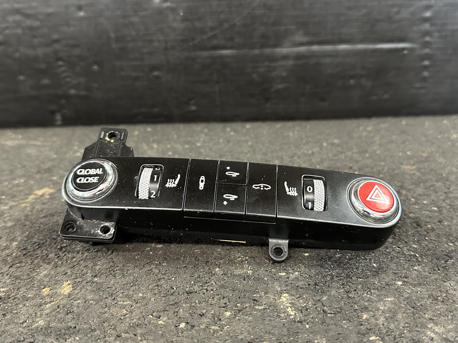 03-10 BENTLEY CONTINENTAL HEATED HEIGHT SEAT HAZARD 4 WAY SWITCHES ID 3W0959676