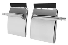 30"x24" Stainless Quarter Fender W/Arm For Freightliner /Kenworth /Peterbilt