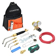 CAMPFIRE Acetylene Torch Kit With Tool Bag Turbotorch Kit, Fuel Gas Kit Profe...