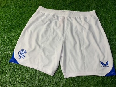 RANGERS 2023/2024 FOOTBALL SOCCER MEN SHORTS HOME CASTORE ORIGINAL SIZE XXXXL