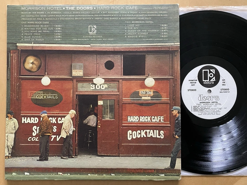 THE DOORS- MORRISON HOTEL 1970 W.L. PROMO ROLLING STONE AD CLASSIC ROCK PSYCH EX - Image 3 of 4